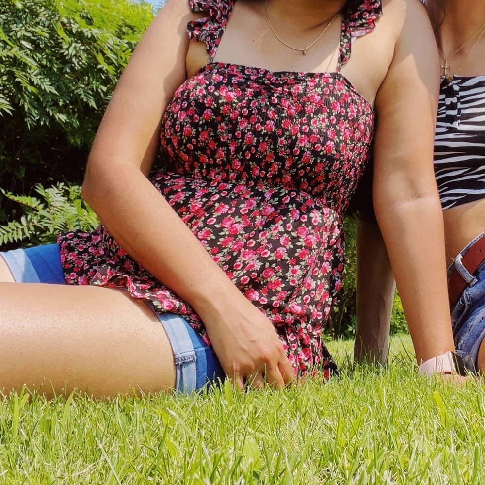 Floral tank top